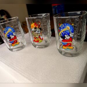 Disney McDonald's Collection Glasses